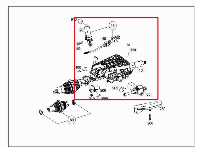 2010-11 Mercedes-Benz E350 Luxury 4Matic 3.5L Steering Column Assy 212-460-28-161