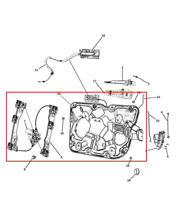 2011-22 Jeep Grand Cherokee Summit FR RH Door Window Regulator w/ Carrier Plate - Alshned Auto Parts