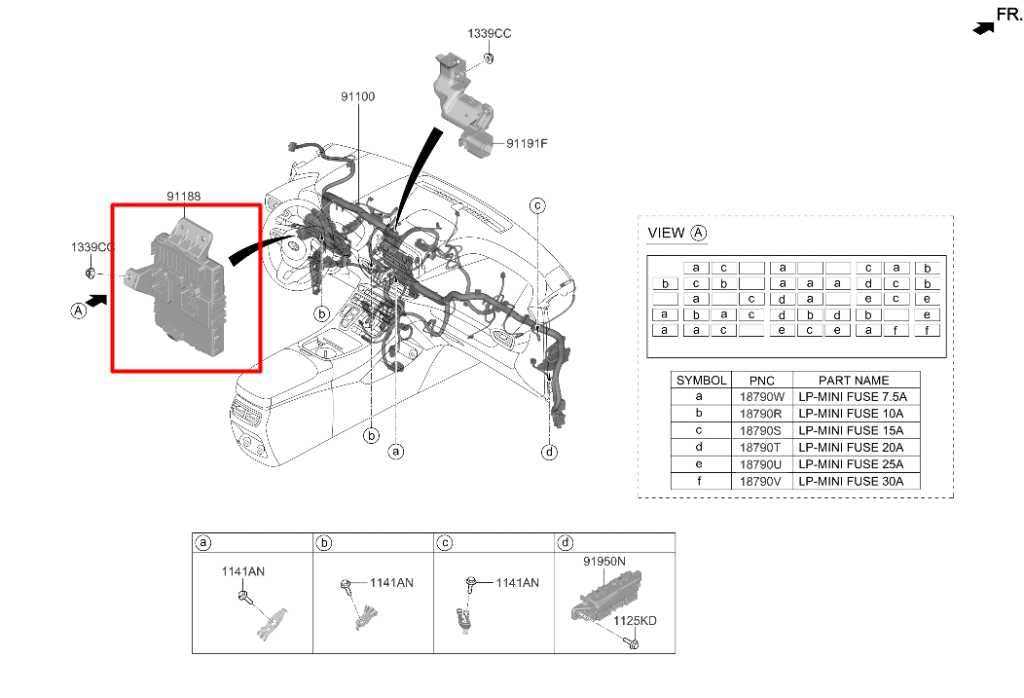 2021-23 Hyundai Santa Fe 2.5L Cabin Instrument Panel Fuse Junction Block *ReaD* - Alshned Auto Parts