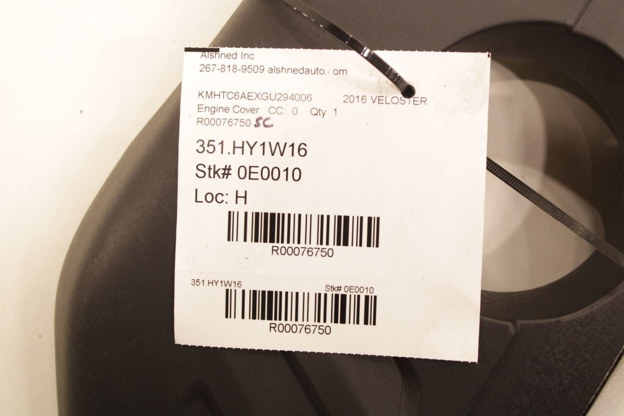 2011-2017 Hyundai Veloster Turbo 1.6L Engine Appearance Motor Cover 29240-2B700 - Alshned Auto Parts