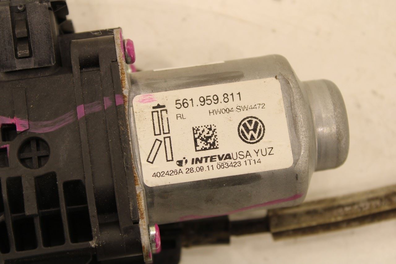 12-22 Volkswagen Passat SE Rear Left Driver Side Door Window Regulator w/ Motor - Alshned Auto Parts