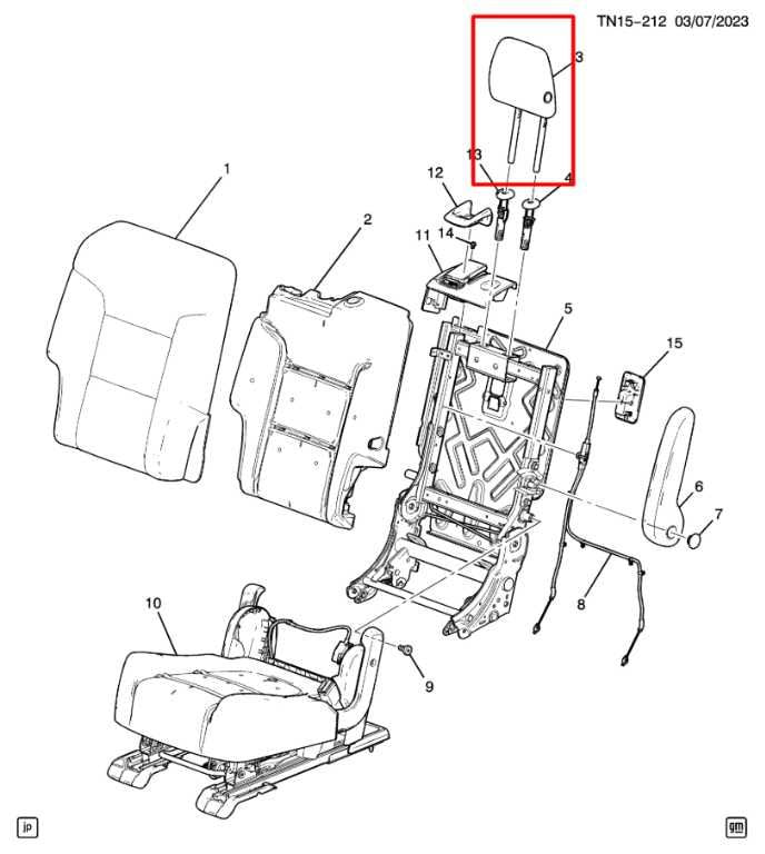 2017-19 GMC Acadia SLT-1 3.6L Rear Right and Left Side 2nd Row Seat Headrest Set - Alshned Auto Parts