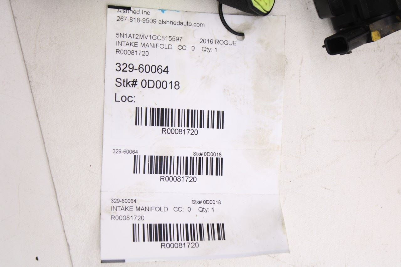 2014-2018 Nissan Rogue SV 2.5L QR25DE Engine Intake Manifold with Throttle Body13