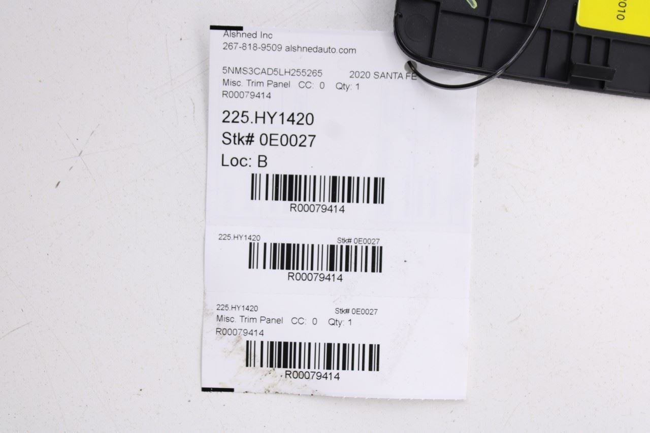 2019-2020 Hyundai Santa Fe SEL Dash Fuse Box Lid Cover Trim Panel 84753-S2000 - Alshned Auto Parts