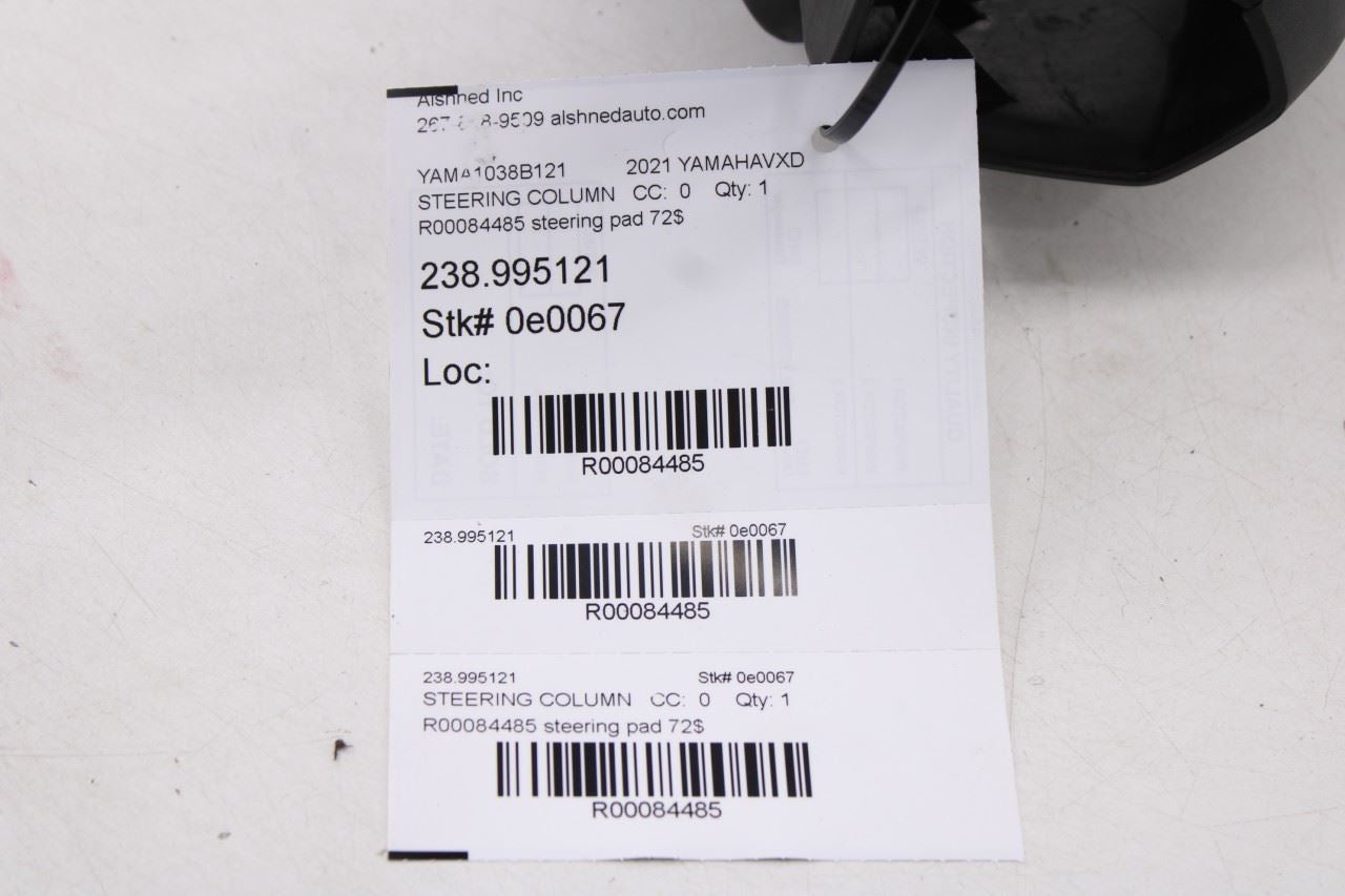 2021-26 Yamaha VX Deluxe Steering Handle Bar Pad Cover Assembly F4N-U143D-00-0010