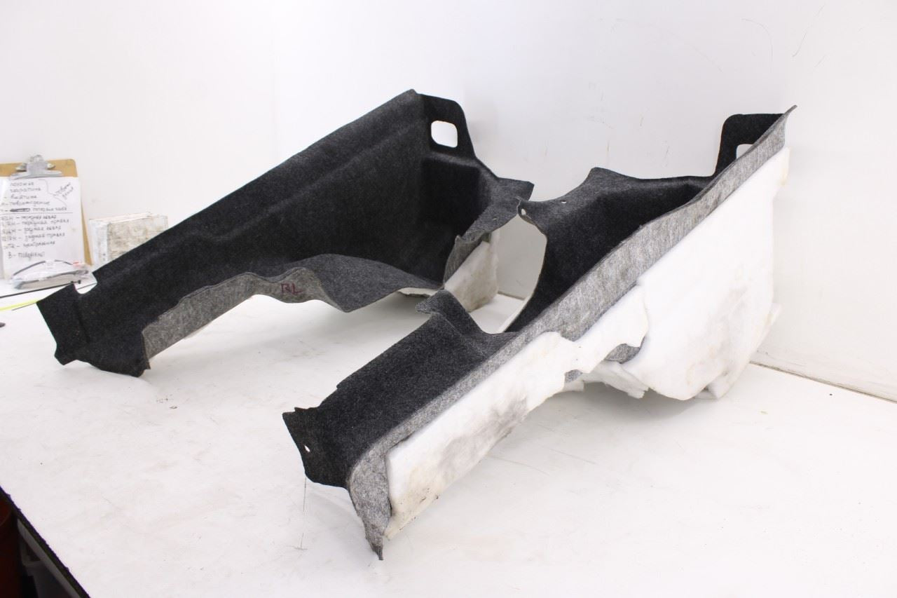 15-23 Ford Mustang Convertible V6 3.7L Rear Trunk Side Quarter Panel Carpet Set3