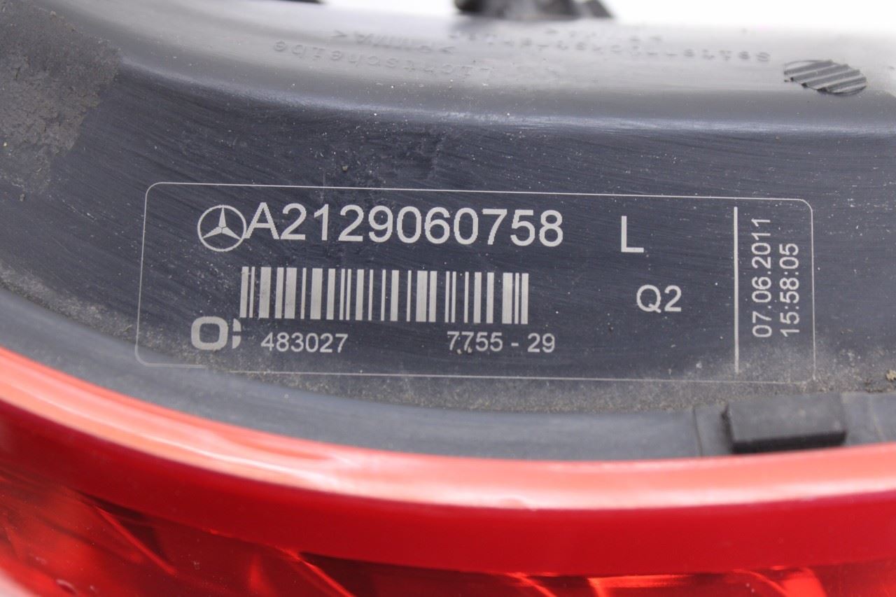2010-2013 Mercedes-Benz E 350 Luxury 4Matic Rear Left Drive Side Tail Light Lamp8