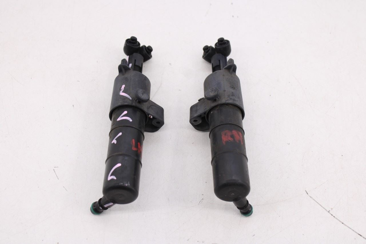 10-13 Mercedes-Benz E350 Front RH and LH Side Headlight Washer Nozzle Set *ReaD*0