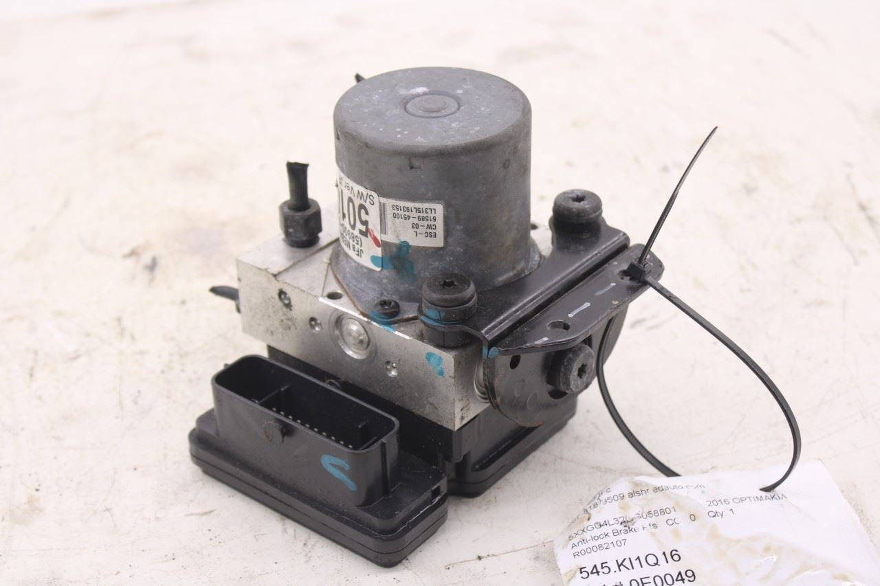 2016-2018 KIA Optima EX 2.4L ABS Anti Lock Brake Pump Control Module 58920D5010 - Alshned Auto Parts