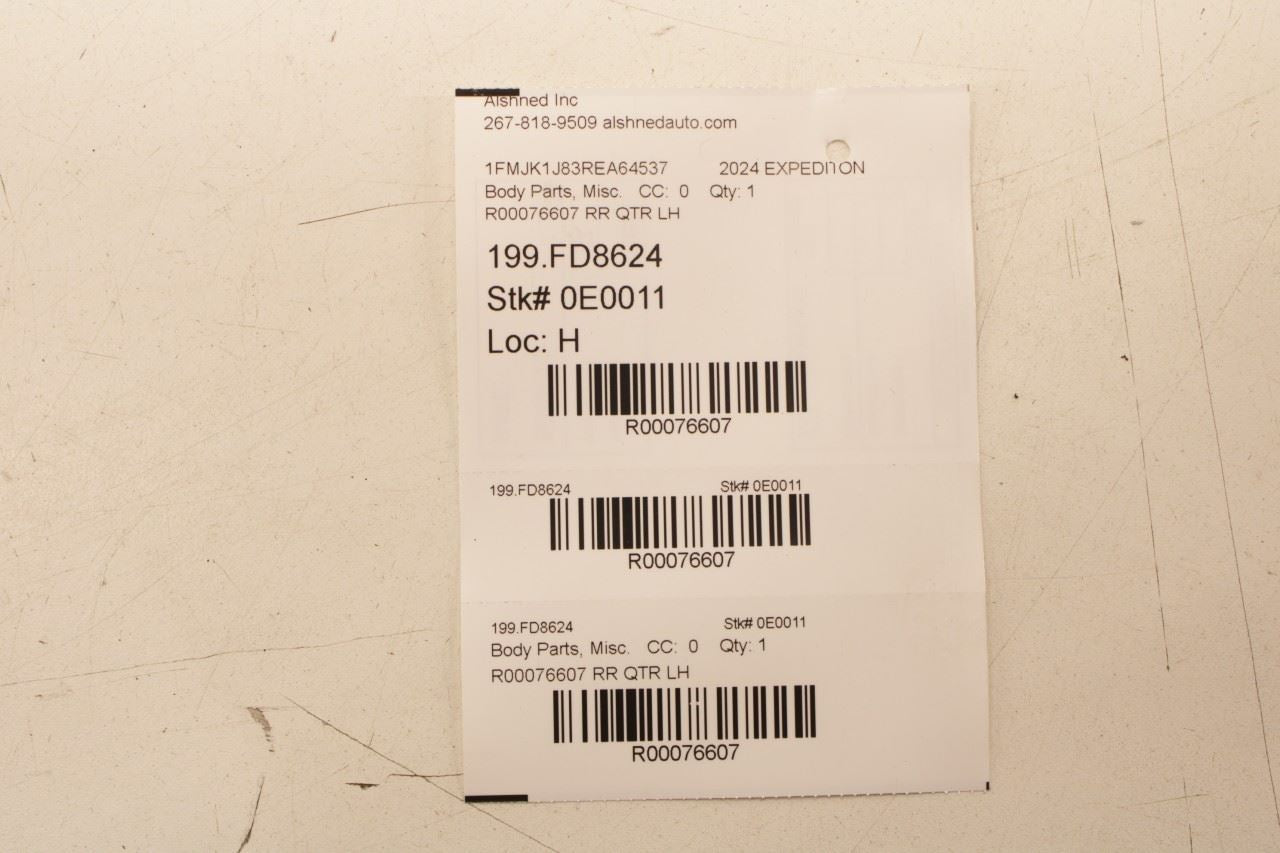 18-24 Ford Expedition MAX XLT Rear Left Side Quarter Window Trim JL1B-4030607-B - Alshned Auto Parts