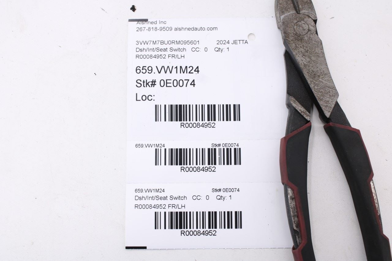 2019-2026 Volkswagen Jetta SE Front Left Power Seat Control Switch 17A-959-74711