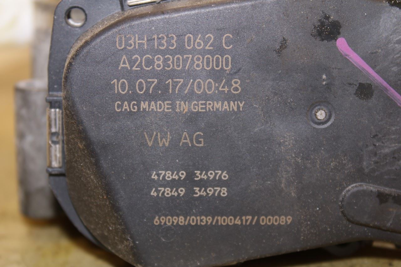 2018-2022 Volkswagen Atlas S 3.6L Fuel Injection Throttle Body 03H133062C OEM - Alshned Auto Parts