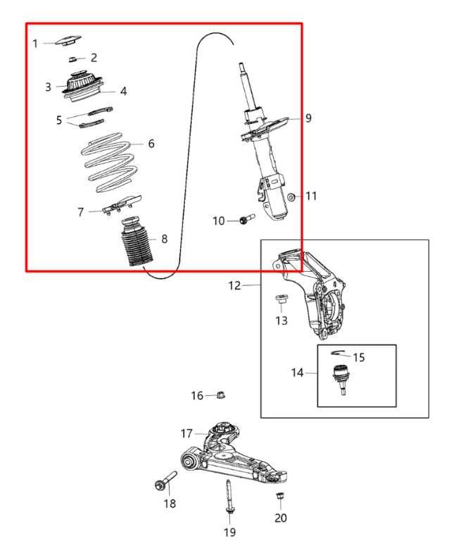 18-23 Jeep Cherokee Limited 3.2L 4WD Front Driver Left Side Shock Strut Absorber - Alshned Auto Parts