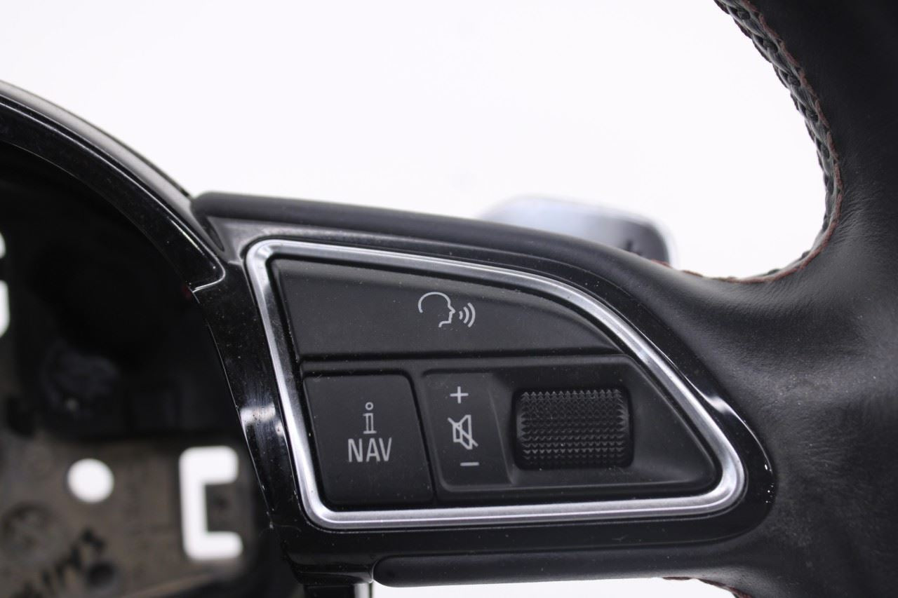 2013-14 Audi S4 Premium Plus 3.0L AWD Steering Wheel Leather w/ Control Buttons - Alshned Auto Parts