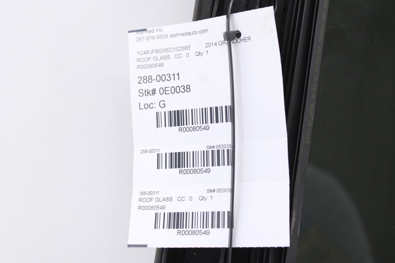 2011-2021 Jeep Grand Cherokee Limited Roof Sunroof Window Glass 68082476AB OEM - Alshned Auto Parts