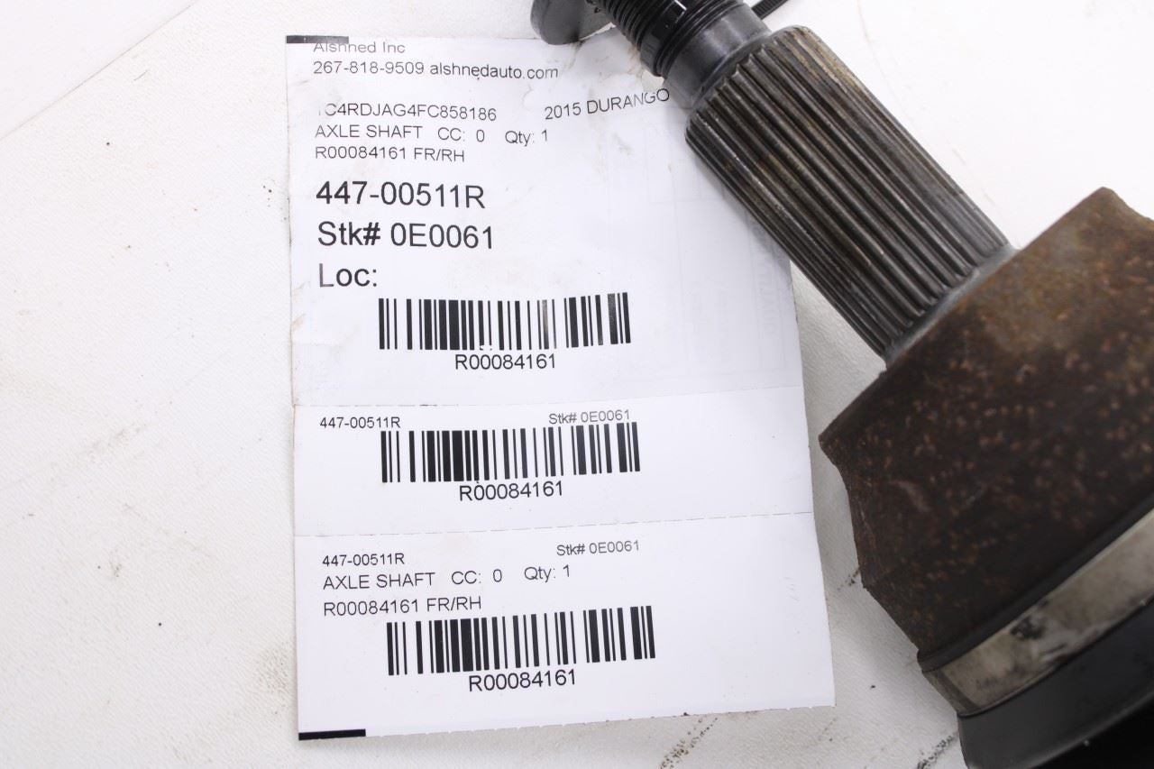 11-25 Dodge Durango SXT AWD Front Right Passenger Side CV Axle Drive Half Shaft - Alshned Auto Parts