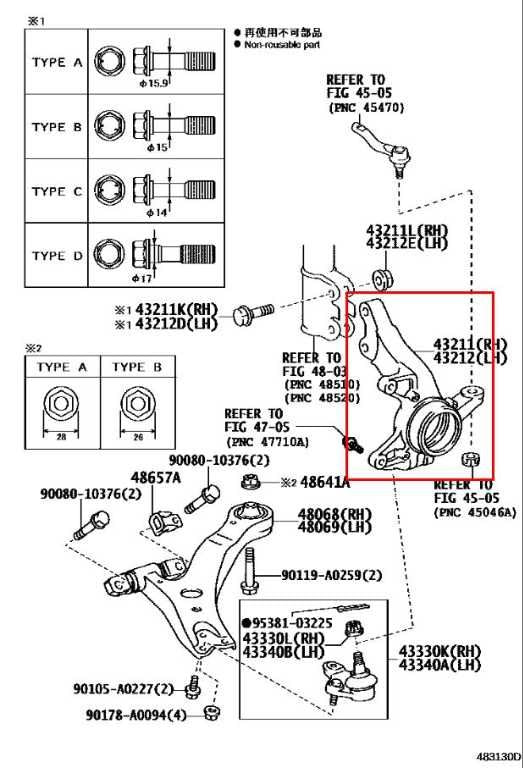2011-2020 Toyota Sienna LE Front Right Side Spindle Knuckle Hub 43211-08030 OEM - Alshned Auto Parts