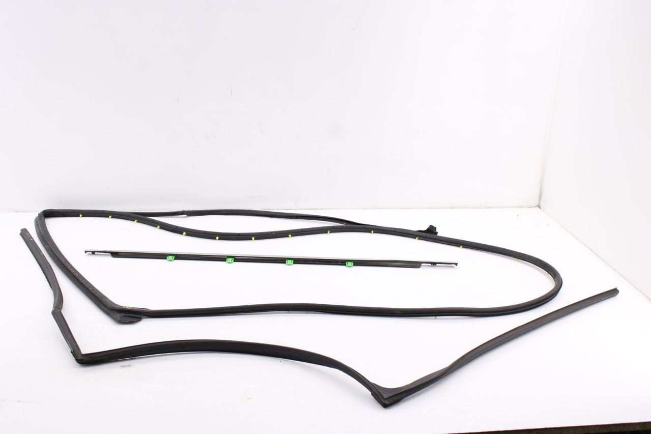 14-20 Acura MDX w/Technology Pkg Rear Left Door Run Channel w/ Weatherstrip Set - Alshned Auto Parts