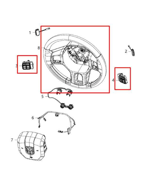 2014-24 Ram 1500 Classic Express Quad Cab 5.7L Steering Wheel w/ Control Buttons - Alshned Auto Parts