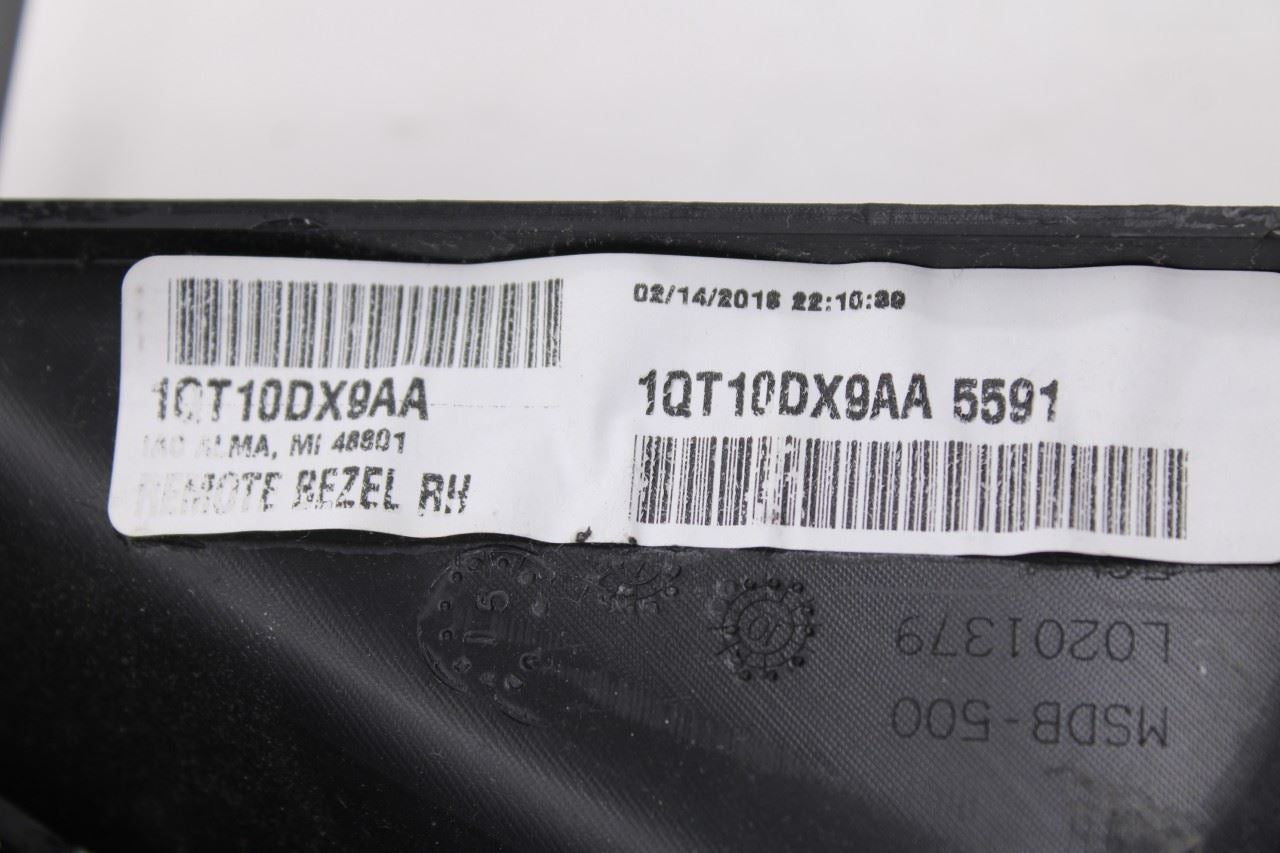 16-20 Dodge Grand Caravan GT Rear Right Side Sliding Door Trim Panel 1UW06DX9AA 18