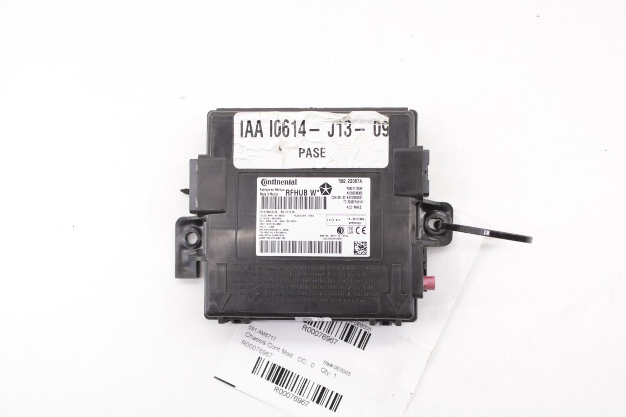 16-2017 Jeep Grand Cherokee Summit Keyless Entry Hub Receiver Control 68211125AE - Alshned Auto Parts