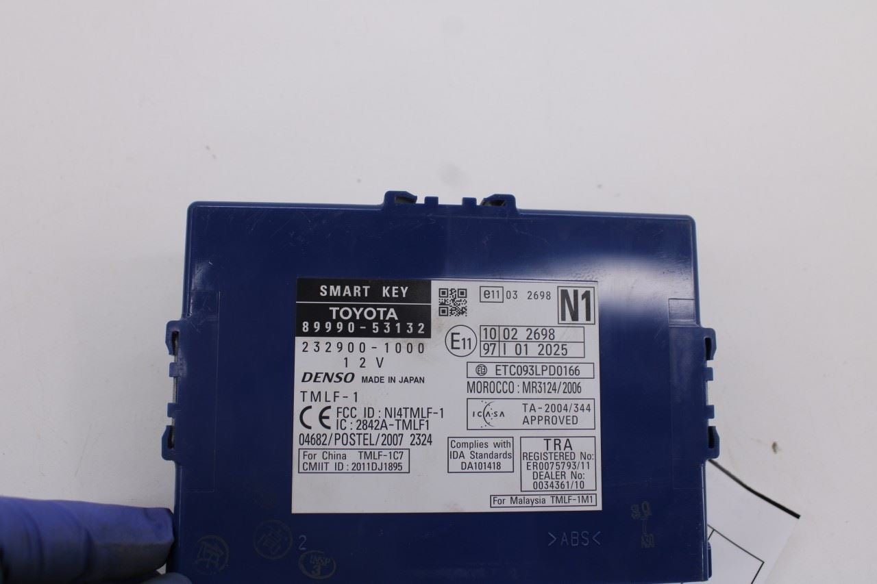 11-2013 Lexus IS250 Theft Locking Smart Key Computer Control Module 89990-531329