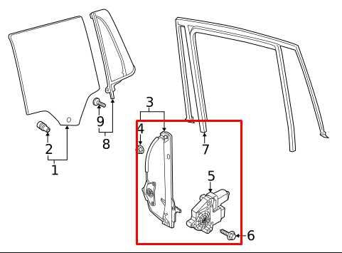 2018-2024 Volkswagen Atlas S Rear Right Side Door Window Regulator w/ Motor - Alshned Auto Parts
