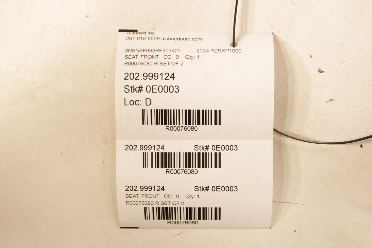 24-26 Polaris RZR XP 1000 Ultimate Right and Left Side Seat Complete Set *ReaD* - Alshned Auto Parts
