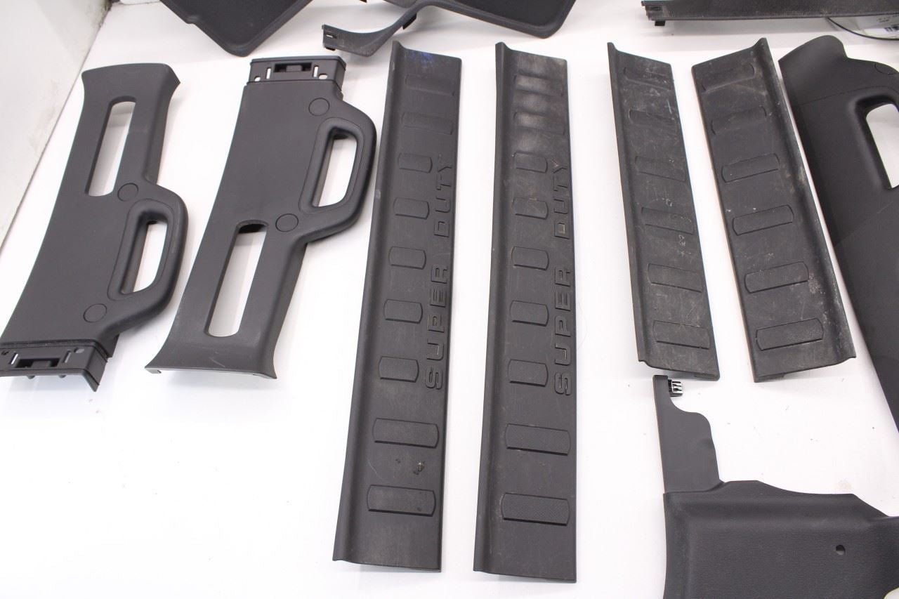 2011-16 Ford F250 Interior RH and LH A/B/C Pillars and Door Sill Trim Set *ReaD* - Alshned Auto Parts