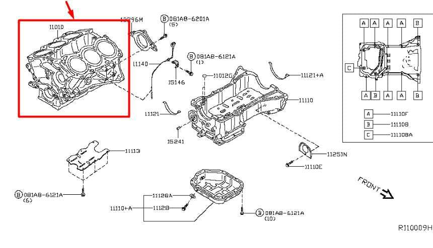 2017-2024 Infiniti QX60 3.5L 6 Cyl VQ35DD Engine Cylinder Block 11000-6KA0A OEM1