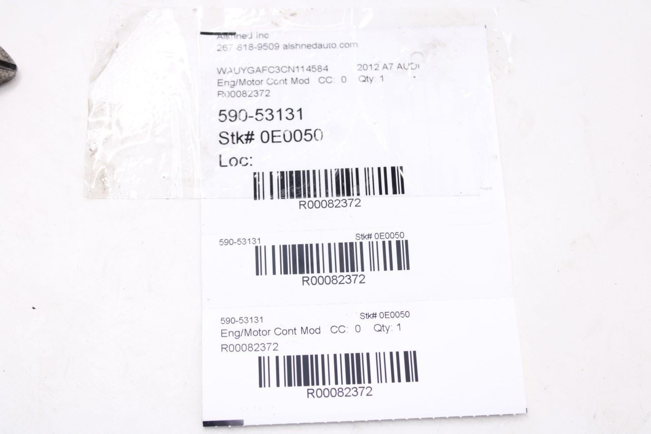 2012 Audi A7 Premium 3.0L Engine Computer Control Module ECU ECM 4G0907551A OEM10