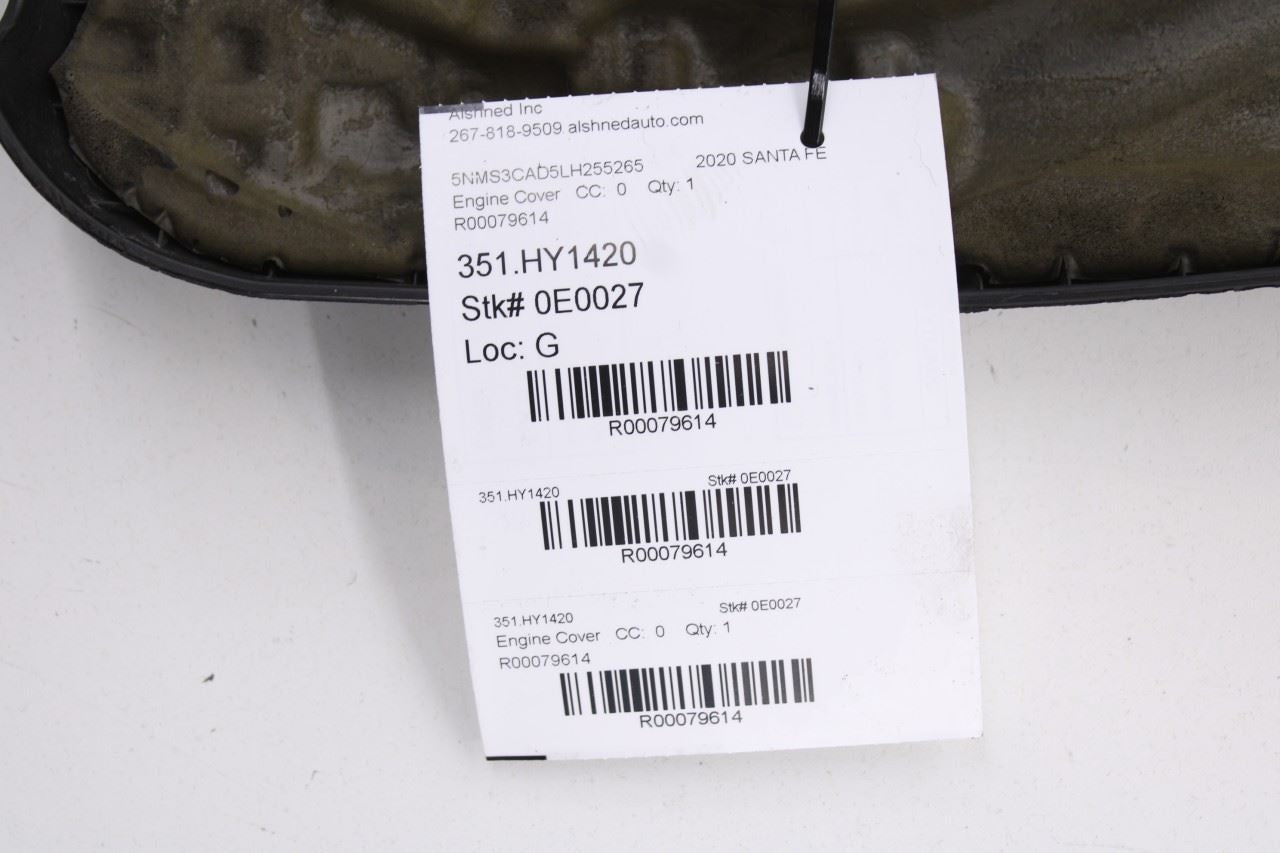 19-2020 Hyundai Santa Fe SEL 2.4L Engine Appearance Motor Cover 29240-2GGA1 OEM - Alshned Auto Parts