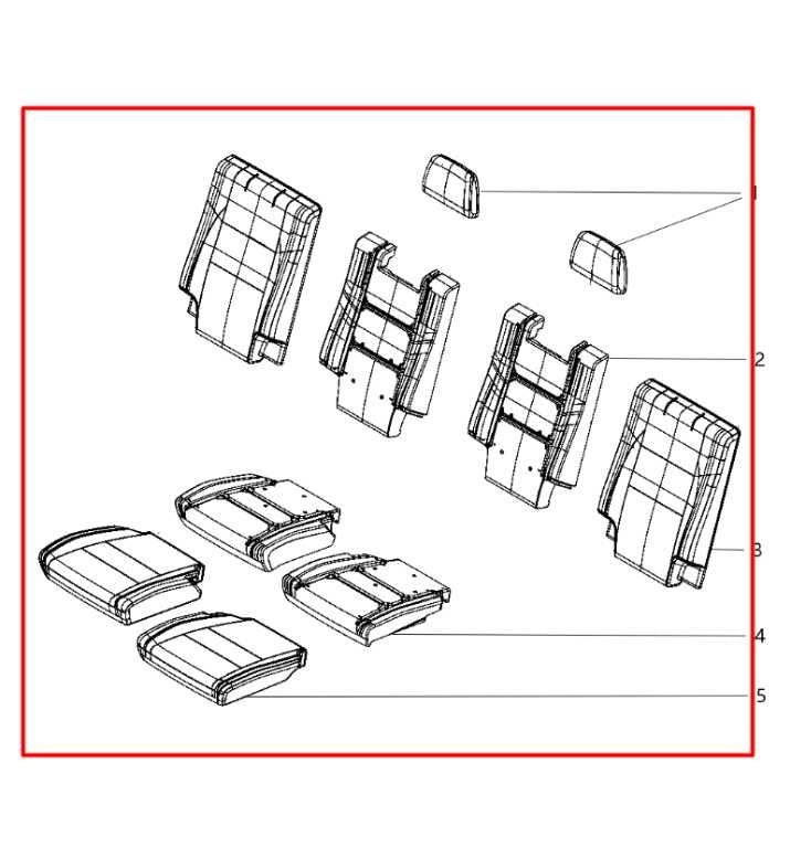 2015 Dodge Durango SXT Front Rear 2nd Row and 3rd Row RH Left Side Seat Complete4