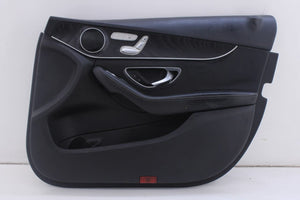 17-21 Mercedes-Benz C300 4Matic Front Right Door Trim Panel 20572048279H15 *ReaD