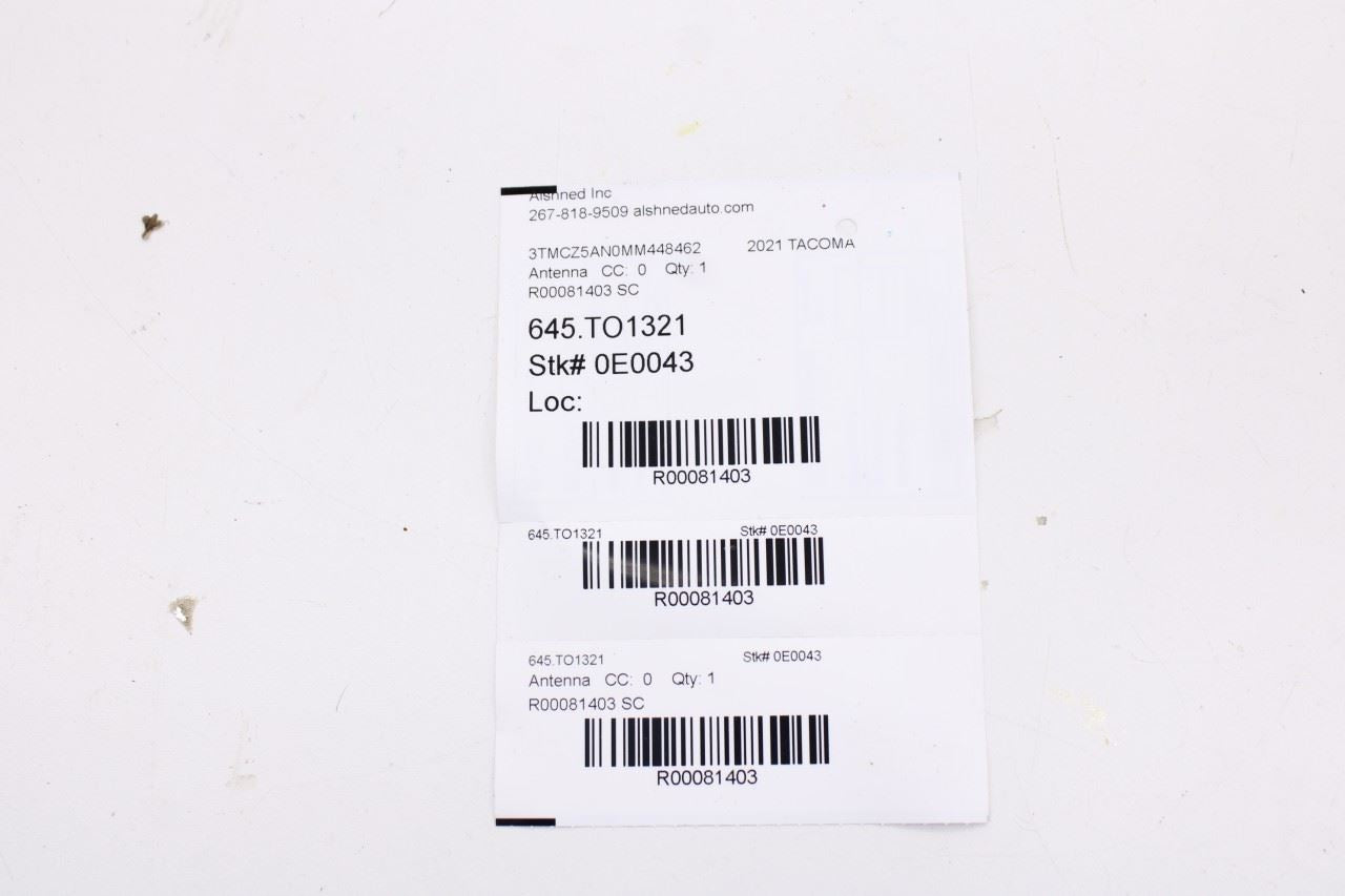 2019-2023 Toyota Tacoma SR5 Roof Exterior Shark Fin Antenna 86760-04010 OEM9