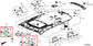 17-20 Acura MDX w/ Technology Pkg Front RH and LH Sun Visor Set w/ Illum Mirror - Alshned Auto Parts