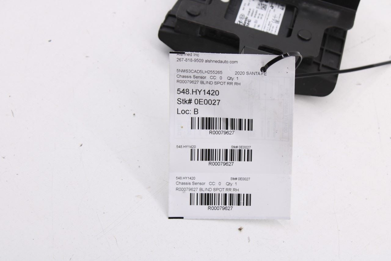 19-2020 Hyundai Santa Fe SEL Rear Right Blind Spot Detection Radar Sensor Module - Alshned Auto Parts