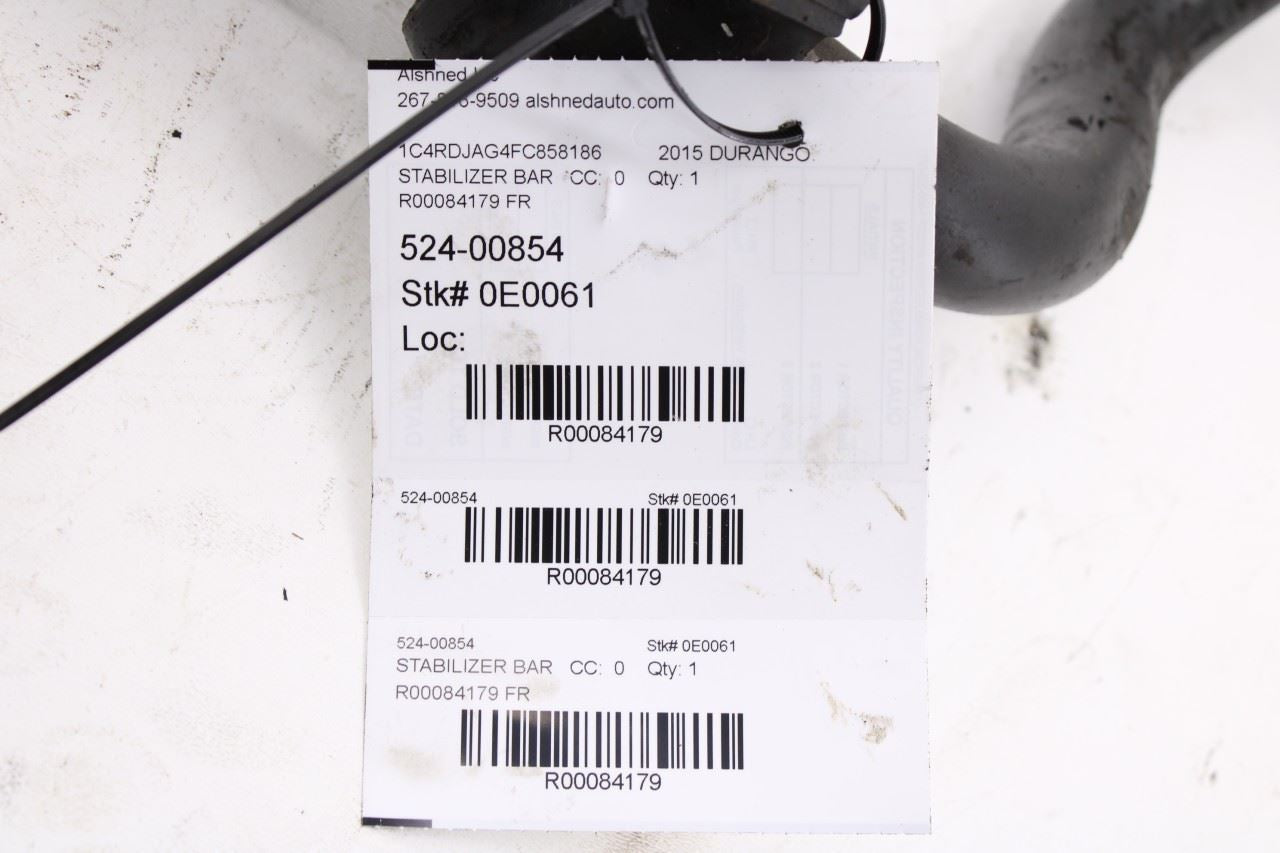 2011-2015 Dodge Durango SXT AWD Front Stabilizer Sway Anti-Roll Bar 68184512AA - Alshned Auto Parts