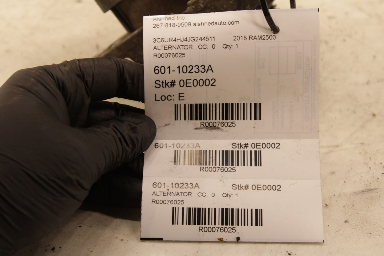 2011-2023 RAM 2500 Tradesman 6.4L Alternator Generator 4801769AC OEM - Alshned Auto Parts