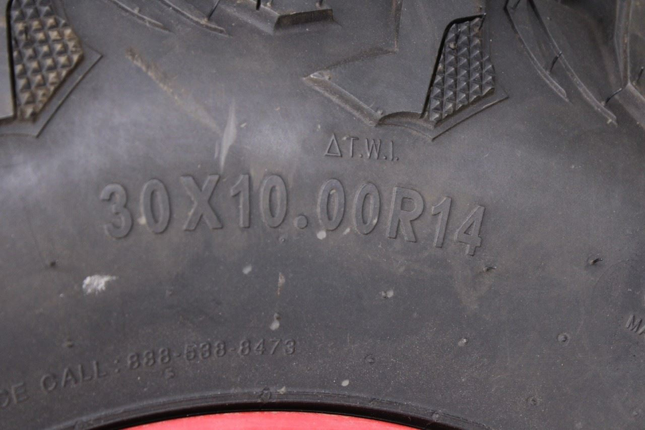 14-26 Polaris RZR XP 1000 Method Race Wheel Tire Super Grip 30x10.00 R14x7.0 Set6