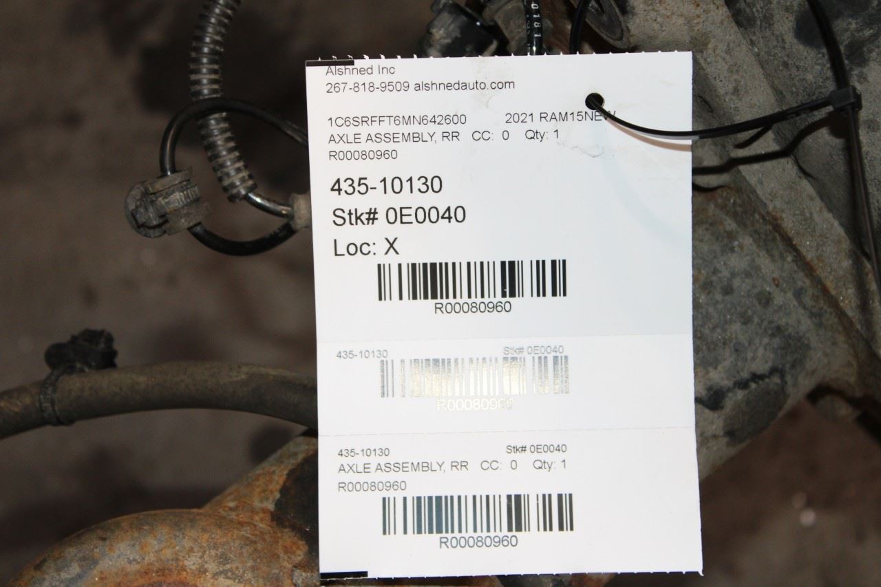 19-25 RAM 1500 Big Horn 4WD Rear Differential Carrier w/o Elec Lock 3.21 rat 68K - Alshned Auto Parts