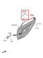 21-25 Hyundai Elantra SE 2.0L FWD Rear Passenger Right Side Door Exterior Handle - Alshned Auto Parts