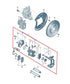 18-25 Audi S5 Premium 3.0L AWD Rear Left Side Brake Disc Caliper 8W0-405-BF OEM - Alshned Auto Parts