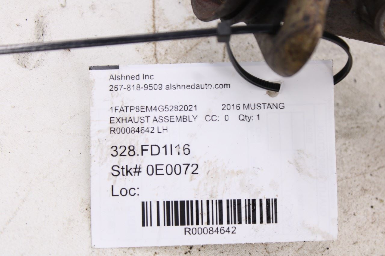 2015-17 Ford Mustang Conv V6 3.7L RWD Left Side Exhaust Pipe FR3Z-5E213-D *ReaD*12