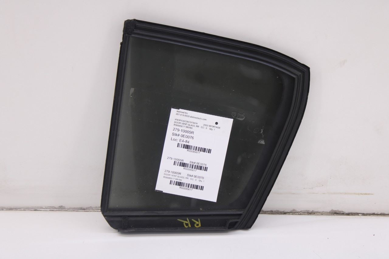 2016-2022 Kia Sportage Nightfall Rear Right Door Window Fixed Glass 83427D90105