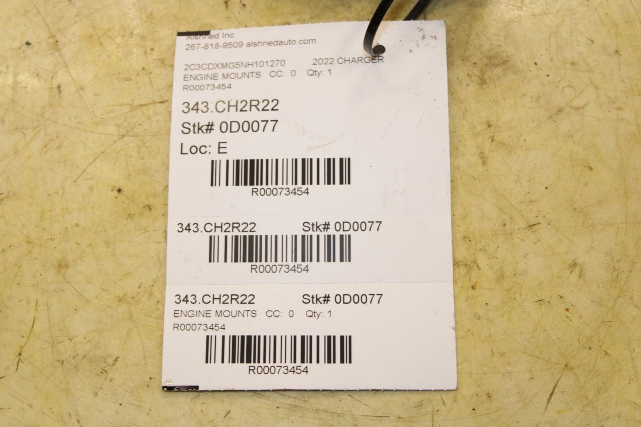 2011-23 Dodge Charger GT AWD Front Right Engine Support Mount Bracket 68277082AA - Alshned Auto Parts