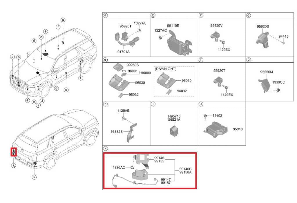 2020-2022 Hyundai Palisade Limited AWD Rear Left Blind Spot Sensor 99140-S8030 - Alshned Auto Parts