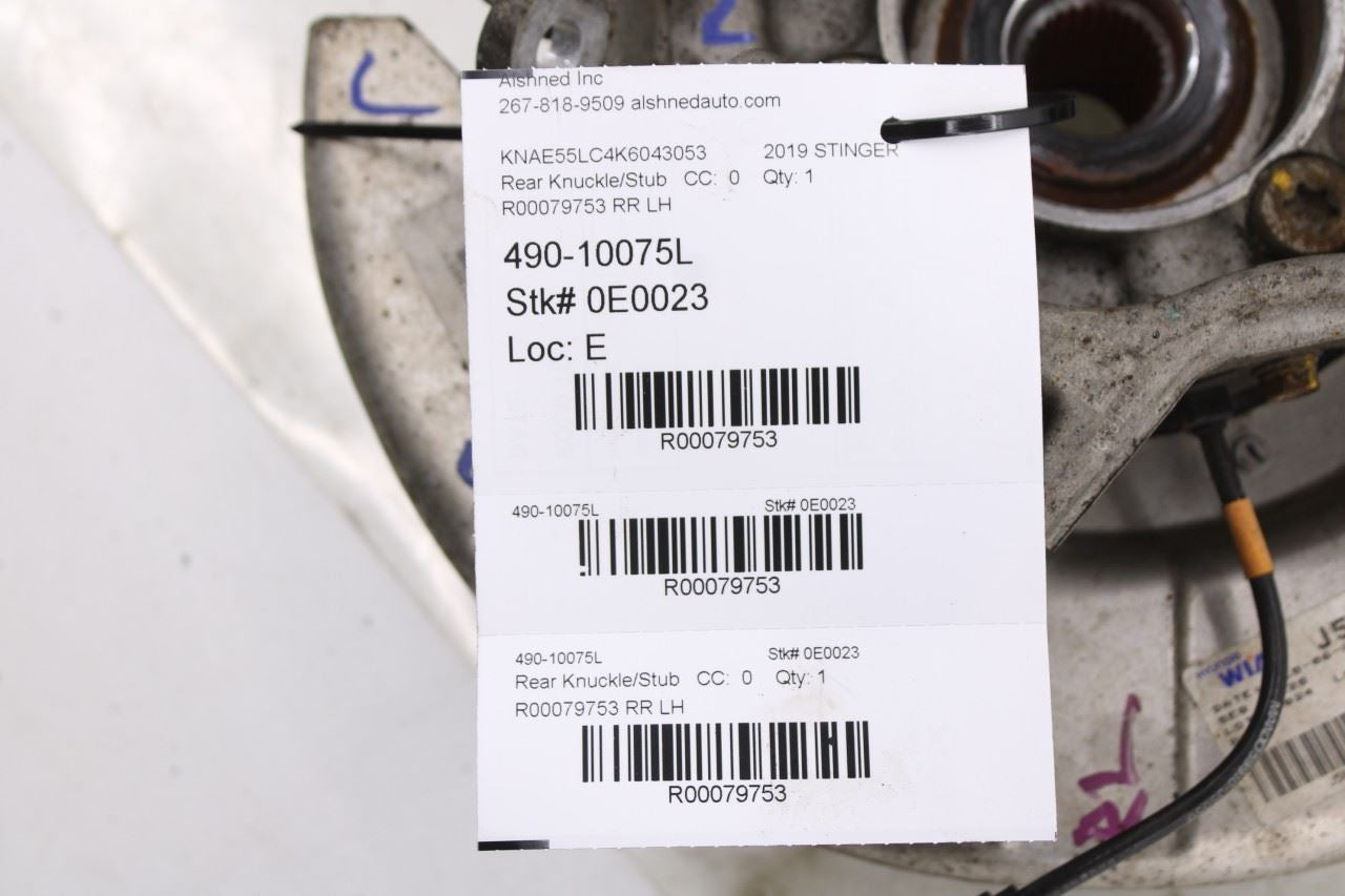 18-23 KIA Stinger GT2 AWD Rear Left Driver Side Spindle Knuckle Hub 52710-J5000 - Alshned Auto Parts