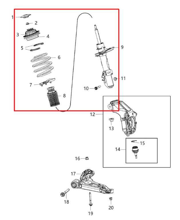 18-23 Jeep Cherokee Limited 4WD Front Passenger Right Side Shock Strut Absorber - Alshned Auto Parts
