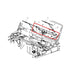 2007-18 Jeep Wrangler Unlimited 3.8L RWD Front Windshield Wiper Linkage w/ Motor - Alshned Auto Parts